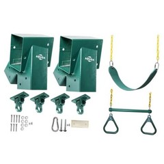 Heavy Duty Swing Sets Brackets Including 2 Green A-Frame Swing Set G+g+g+g