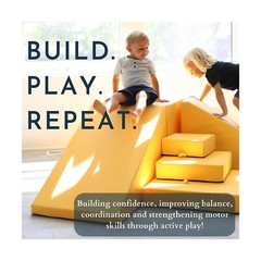 Foamnasium Mini Tumbler Set, Indoor Foam Playset, 2 Piece Soft Toddler and Ac…