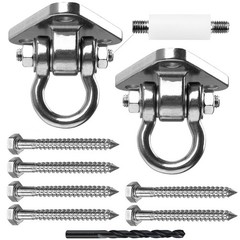 2 Bearing Swing Hangers Heavy Duty 304 Stainless Steel 1500LB Capacity Swing …