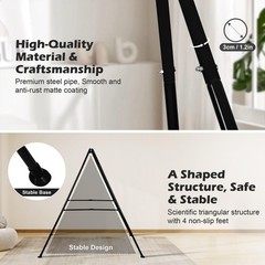 Baby Swing Stand, Foldable Baby Swing Frame, Heavy Duty Metal A-Frame Swing S…