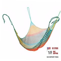 Climbing Cargo Net for Kids – Double Layers Heavy Duty 3.2 x 9.8 ft Multicolor