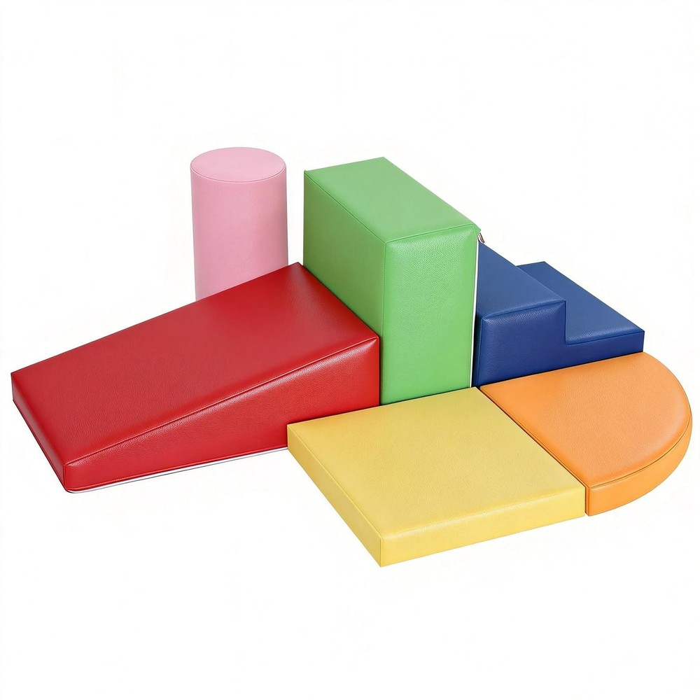 6-Piece Set Baby Foam Climbing Blocks for Toddlers – Baby Climbing Toys for T…