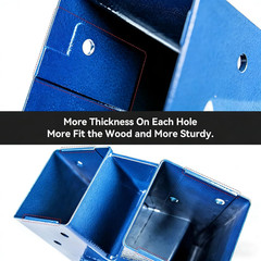 Heavy Duty Children Set Hardware Replacement Kit Including 2 Blue Swing Brackets