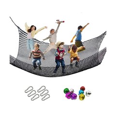 Tongmo Climbing Cargo Net, 6.5′ X 9.8′ Double Layers Playground… FAST USA SHIP