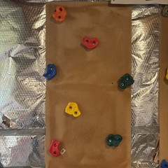 Rock Wall Hand Climbing Grips Set Of 23, Screws/Nuts Included. Wood Not Included