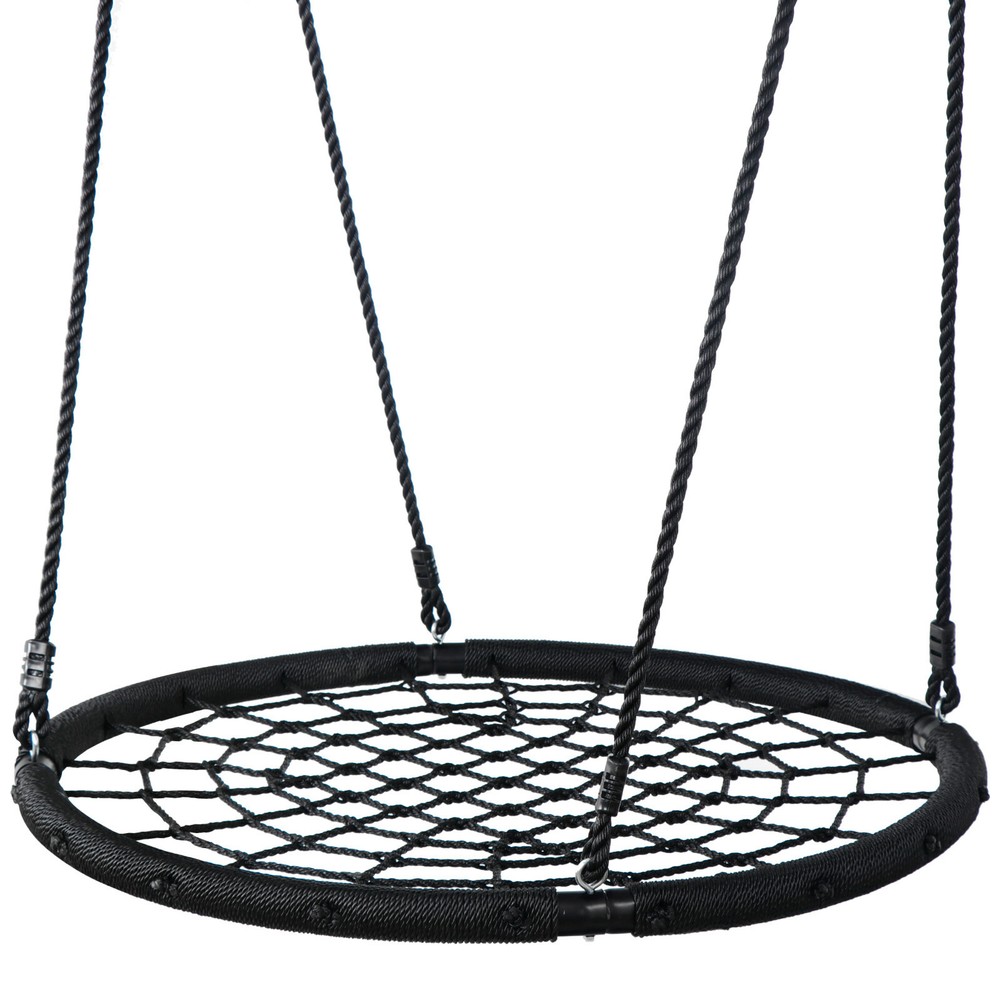 48” Spider Web Tree Net Swing PE Rope Large Size for Kids Play Outdoor Garden