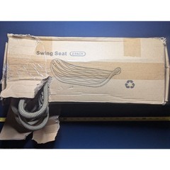 NEW – Box Worn – Swing Seat Adjustable Rope Tree Swing for Kids Black 2-Pack