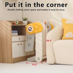 Kids Folding Slide is Suitable for 1-3 Year Old Children in Indoor and Outdoo…