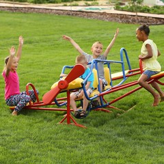 Lifetime Airplane Teeter Totter Ace Flyer 151110 Primary Color Double Play