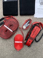 NEW Zen Monkey Slacklines Kit Complete Tightrope Set Tree Protectors Ratchets