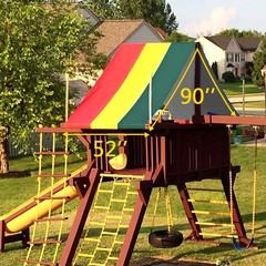 52 inch x 90 inch Swing Set Replacement Tarp for Play Set Outdoor,5166