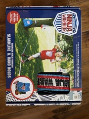 American Ninja Warrior Slackline and Hand Holds with Carrying Bag Ages 5+ NEW