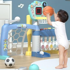 NEW Toddler 5-in-1 Sports Activity Center Pink Sports Set