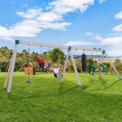 Swing Hangers Heavy Duty Wooden Swing Set Accessories with Screws and Locking