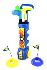 KidPlay Products Kids Toddler Outdoor Golf Club Pretend Play Set – Blue