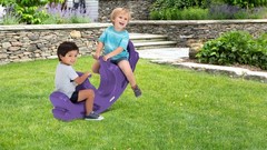 SIMPLAY3 ROCK AND ROLL TEETER TOTTER INDOOR OUTDOOR EASY GRIP HANDLES BACKRESTS