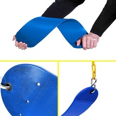 Heavy Duty Kids Swing Seat – Safe Non-Slip Blue Outdoor Playground Equipment
