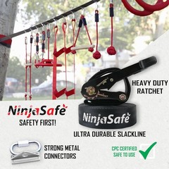Backyard Ninja Course Kids Slackline Kit