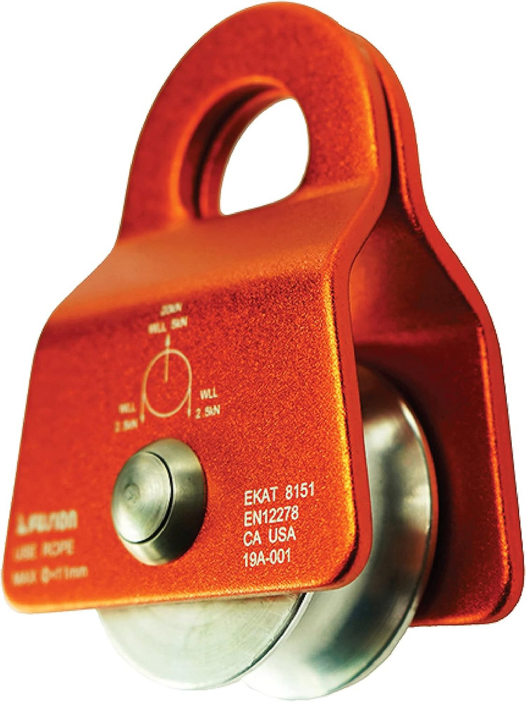 Ekat Micro Aluminum Side Swing Pulley, Backyard Zipline, Trolley