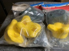 Climbing Rocks Green Yellow Swing N Slide New Play Climb Steps 2 PACKS