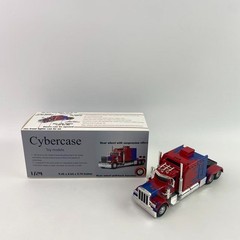 Cybercase 1:24 Scale Toy Semi Truck Model, Pull Back Truck Toy with Rear Wheel S