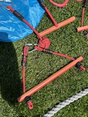 American Ninja Warrior Extreme Ninjaline Kit Complete USED