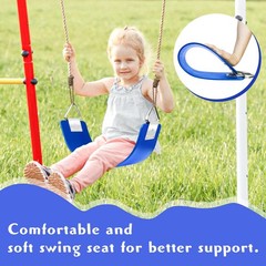 Swing Seat with Metal Triangle Ring 30.4 x 5.9 Inch, Heavy Duty Swing Set
