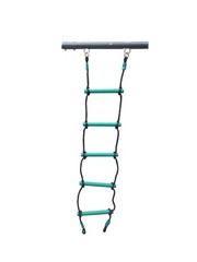 Black-Green 4-Function Swing Set w/ Face-to-Face Seats, 550LB Capacity