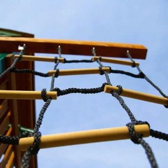 Swing-N-Slide Playsets Cargo Climbing Net Tubular Wooden Dowels 30 in. x 96 in.