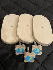 HappyMoon Montessori Climber Set w/ Rock Wall Ramp & Platforms ~ Pikler Triangle