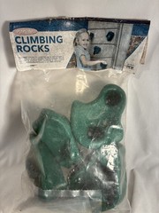 PLAYSTAR Climbing Rocks PS 7831 Green NEW Sealed With Mounting Hardware Packet
