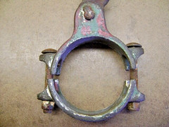 PARIS No. 13 Swing Hanger Hardware Single Piece Frozen Bolts Vintage Hardware!