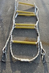 5.9 ft Nylon Climbing Rope Ladder for Kids or Adult Playground Hanging Ladder