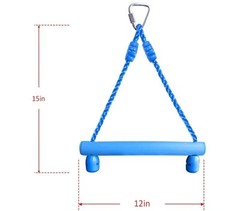 3-Pack Kids Ninja Monkey Bars – Trapeze Swing Bars for Ninja Obstacle Course