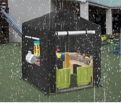 Outdoor KIDS Playhouse Cover Waterproof And Dustproof Cover 420D Oxford NEW
