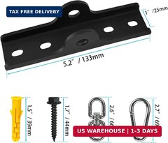 Metal 360°Swivel Swing Hangers,Heavy Duty Swing Suspension Hook,400 lbs Capacity