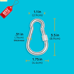 2pk Swing Set Hangers Heavy Duty w/ Snap Hooks for Porch Patio Playground – US