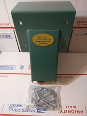 BETOOLL DIY Swing Set Bracket with All Mounting Hardware Middle Green