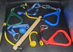 Gorilla Line Climbing Rope Swing Set Outdoor|Backyard Playground