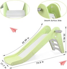 Kids Slide Climber Playset Toddler Climber Indoor Outdoor Freestanding Slide