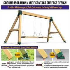 201 Stainles Steel Swing Set Anchor Leveling Kit Swing Set Leveling Base Bracket
