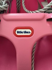 Little Tikes 2-in-1 Snug Secure High Back Swing Magenta Toddler