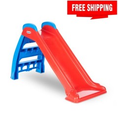 Little Tikes First Slip and Slide, Easy Set Up Playset, Indoor Outdoor Backyard,