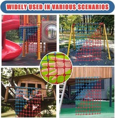 Versatile Heavy Duty Climbing Net for Kids – Includes Carabiners & Storage Bag