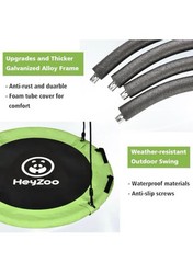 HeyZoo Tree Swing, Saucer Swing 40 Inch for Kids, 900lbs Weight Capacity, wit…