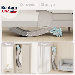 Indoor Kids Baby Couch Slide for Toddler 1-3, Sofa Slide Add-On Attachment for B
