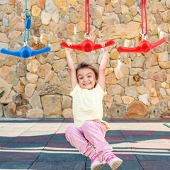 2 Pack Ninja Twist Swing 360° Handle Twist Playset Ninja Line Toys Jungle Gym…