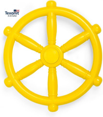Kids Playground Pirate Ship Steering Wheel – Yellow Jungle Gym Toy for Swing Set