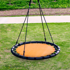 40″ Tree Net Web Saucer Round Swing, Adjustable 71″ Height Rope, 600 lbs