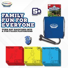 Backyard Field Day Obstacle Course Game – 27 Double-Sided Foam Challenge Tile…